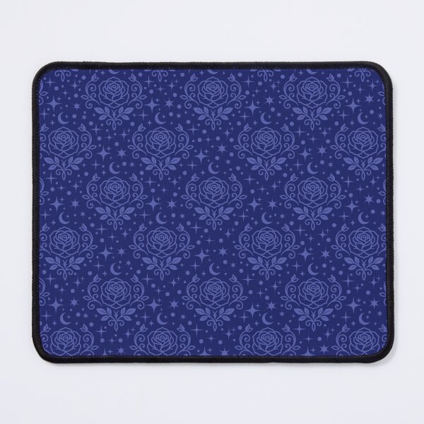 Item preview, Blue Roses, Stars & Dots on Dark Blue designed and sold by KSimpson838.