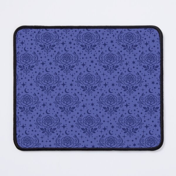 Item preview, Dark Blue Roses, Stars & Dots on Blue designed and sold by KSimpson838.