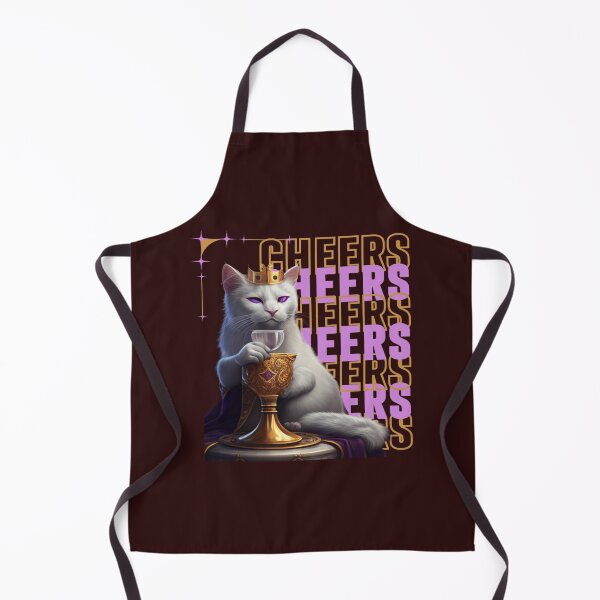 Item preview, CHEERS with cat queen designed and sold by AcaciaWilson.