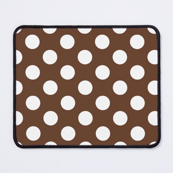 Item preview, Large white polka dots on brown designed and sold by Nolan6.