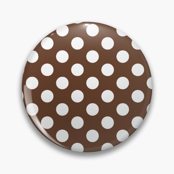 Item preview, Large white polka dots on brown designed and sold by Nolan6.