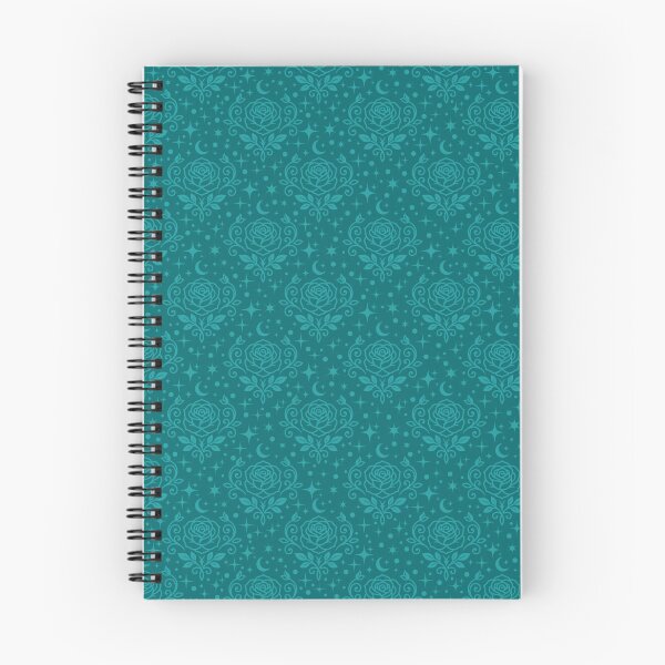 Item preview, Teal Roses, Stars & Dots on Dark Teal designed and sold by KSimpson838.