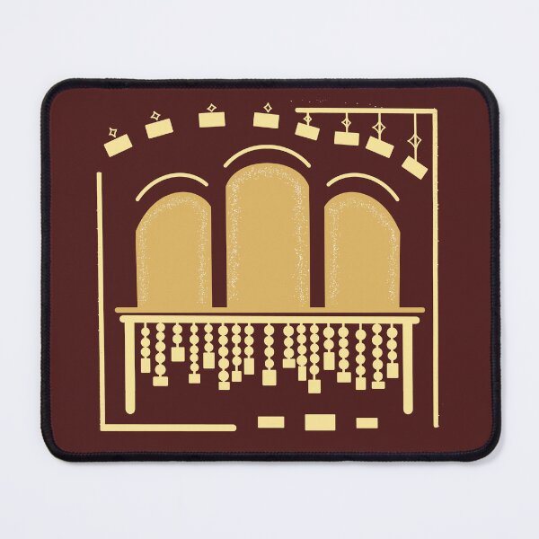 Item preview, Boho Aesthetic Architectural Arches Pattern designed and sold by BaraisVisuals.