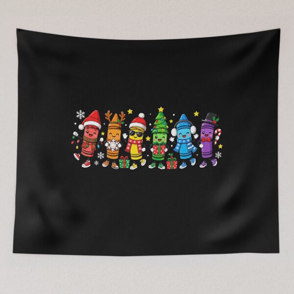 Item preview, Funny Crayon Teacher Christmas Shirt, Cute Teacher Holiday designed and sold by mraihan.