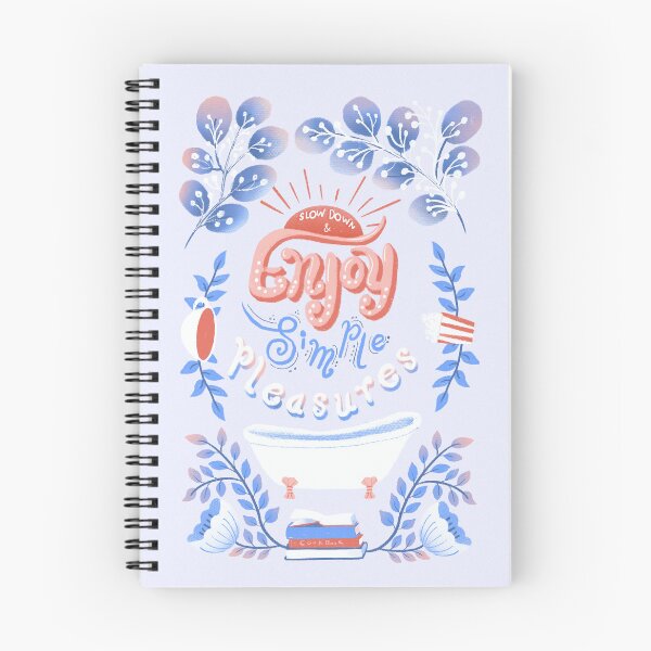 Item preview, Slow Down and Enjoy Simple Pleasures - Inspirational Quote Print designed and sold by raghda-s-m.
