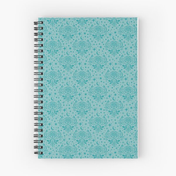 Item preview, Teal Roses, Stars & Dots on Light Teal designed and sold by KSimpson838.