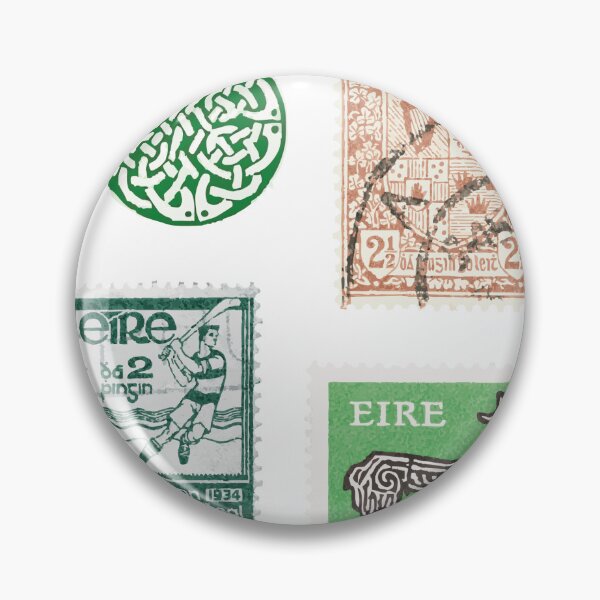 Item preview, Vintage Ireland Postage Stamps and Postmarks Collection designed and sold by Aina Giménez.