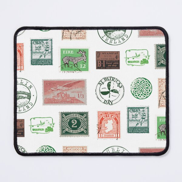 Item preview, Vintage Ireland Postage Stamps and Postmarks Collection designed and sold by Aina Giménez.