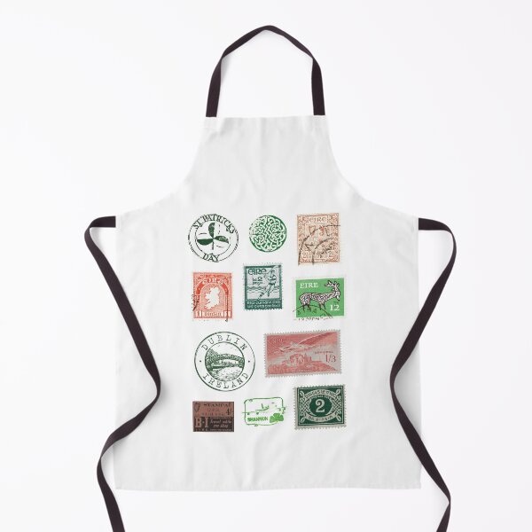 Item preview, Vintage Ireland Postage Stamps and Postmarks Collection designed and sold by Aina Giménez.