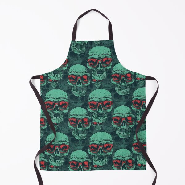 Item preview, Retro Skull Sunglasses Repeat Pattern Gothic Halloween Skeleton designed and sold by JRRTs.