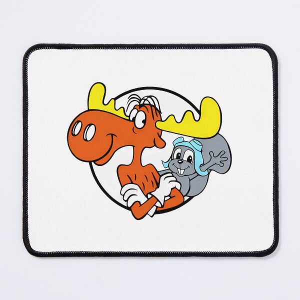 Item preview, The Rocky And Bullwinkle Merch new logo designed and sold by DedKid8BitCute.
