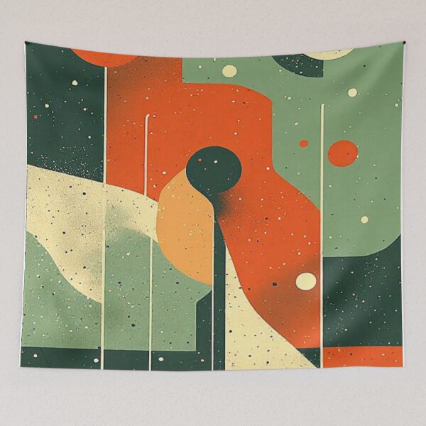 Item preview, Mid-Century Modern Abstract Geometric Art Print - Retro Image. designed and sold by Giulivo Store Graphic.