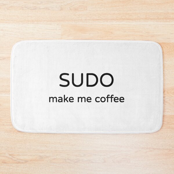Item preview, Sudo Make Me Coffee Funny Programmer T-Shirt designed and sold by low battery meme design.