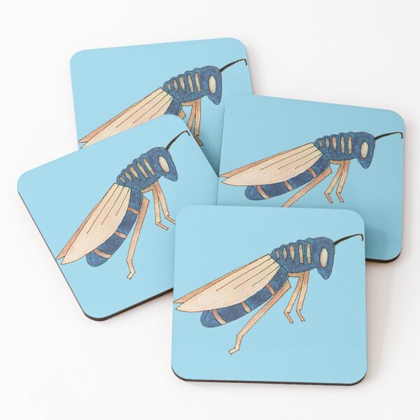 Item preview, Stylized Blue Fly Illustration  Hand Drawn Insect Art designed and sold by Ihor Ivanov.