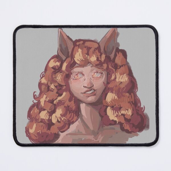 Item preview, Curly Hair Feline Portrait designed and sold by Mosymussy.