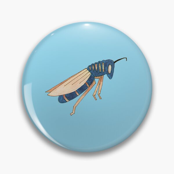 Item preview, Stylized Blue Fly Illustration  Hand Drawn Insect Art designed and sold by Ihor Ivanov.