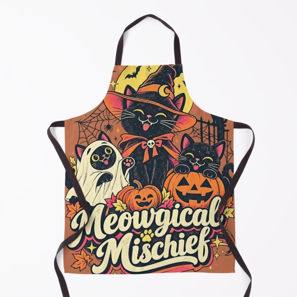 Item preview, Vintage Black Cat Halloween Party designed and sold by Artistikastore.