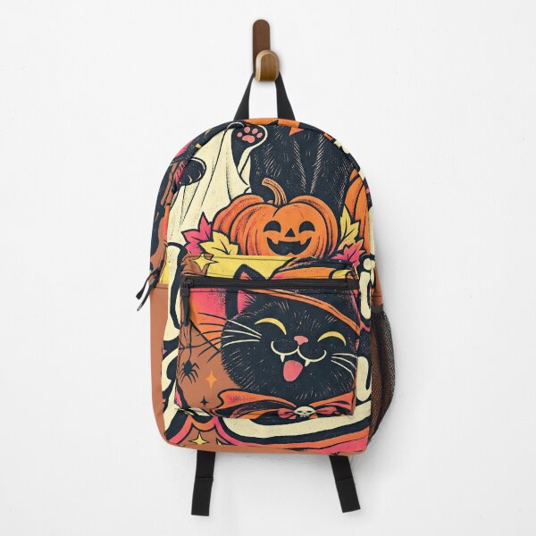 Item preview, Vintage Black Cat Halloween Party designed and sold by Artistikastore.