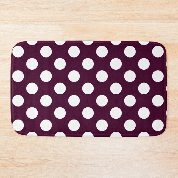 Item preview, Large plum and white polka dots designed and sold by Nolan6.