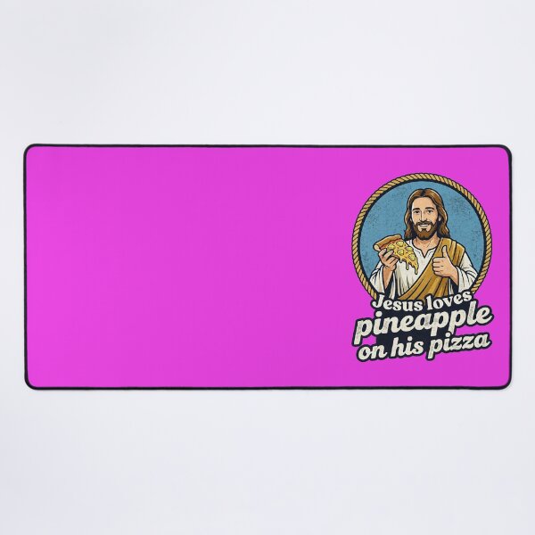Item preview, Jesus Loves Pineapple on His Pizza designed and sold by FrozenFits.