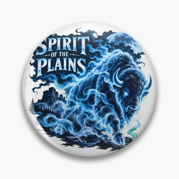 Item preview, Plains Spirit Electric Bison Fantasy Nature Lover designed and sold by chattsuede.