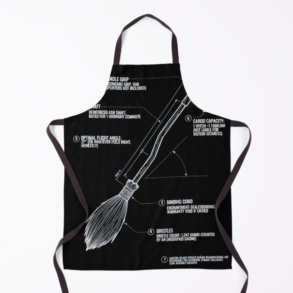 Item preview, Witch Broom Technical Blueprint designed and sold by DarkOriginArts.