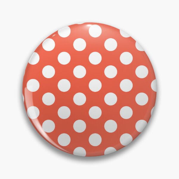 Item preview, Large persimmon and white polka dots designed and sold by Nolan6.