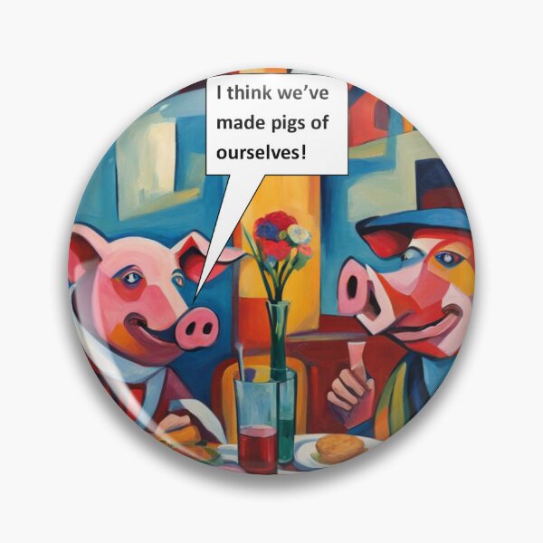 Item preview, Pigs of ourselves designed and sold by George Hutton Hunter.