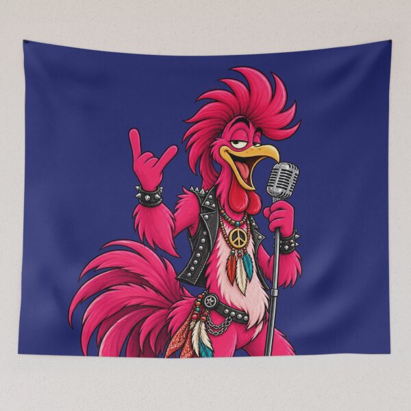Item preview, Punk Rooster Rock Vocalist designed and sold by JanRizz.