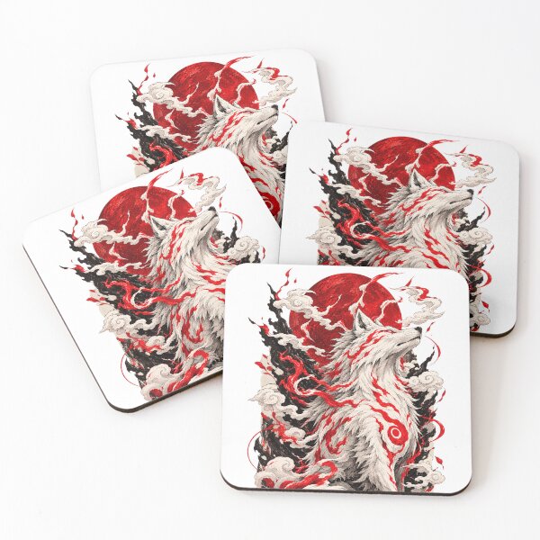 Item preview, Red Moon Kitsune designed and sold by Ligerheart designs.