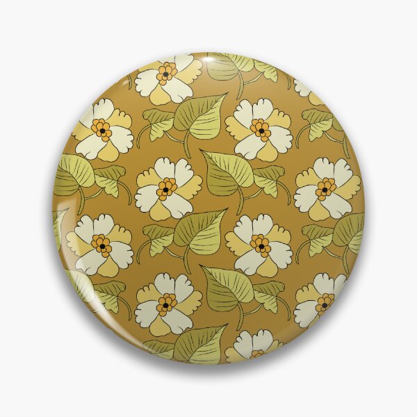 Item preview, Ochre Garden Reverie Floral Pattern designed and sold by Kraalikaa.