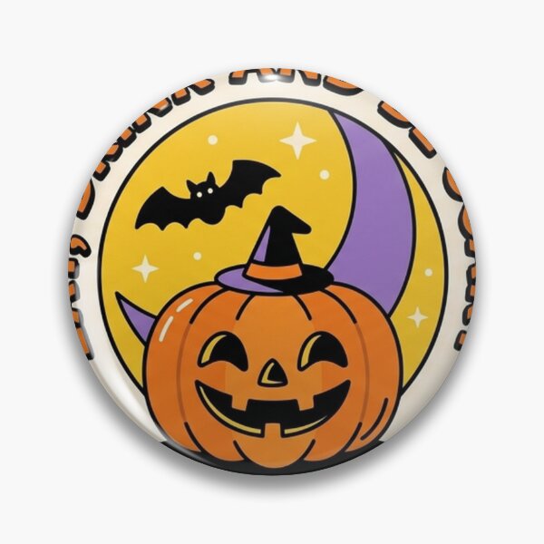 Item preview, Eat, Drink and Be Scary — Vintage Halloween Party Badge Retro 90s Shirt designed and sold by To Err Is Human.