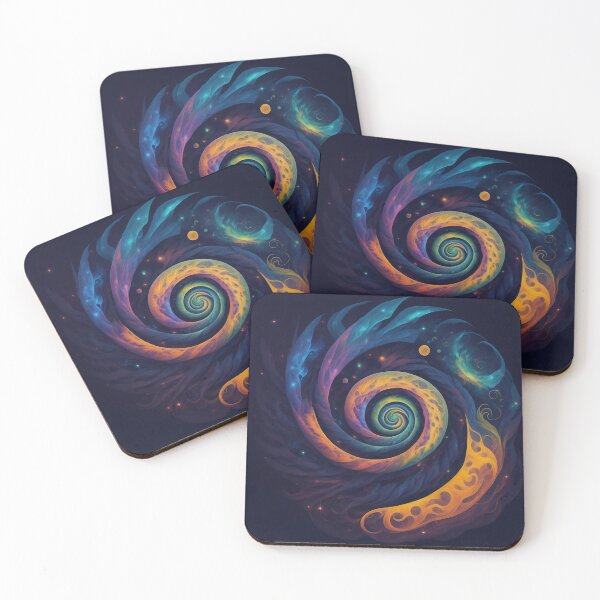 Item preview, Abstract Milky Way Cosmic Space Art designed and sold by Glitchart66.