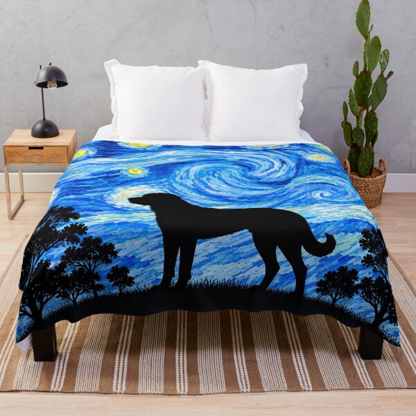 Item preview, Funny Anatolian Shepherd Dog Starry Night Painting Moon Star Mom Dad Kids designed and sold by FurryHavenPH.