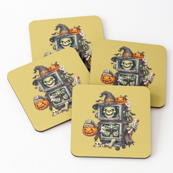 Item preview, Robot Esqueleto Halloween - Bruja Esqueleto Cyberpunk Espeluznante designed and sold by Funnygiftsstudio .
