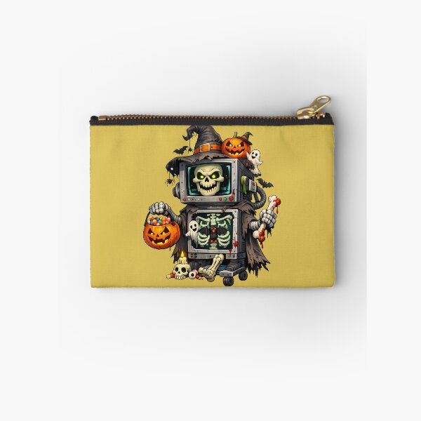 Item preview, Robot Esqueleto Halloween - Spooky Cyberpunk Skeleton Witch designed and sold by Funnygiftsstudio .