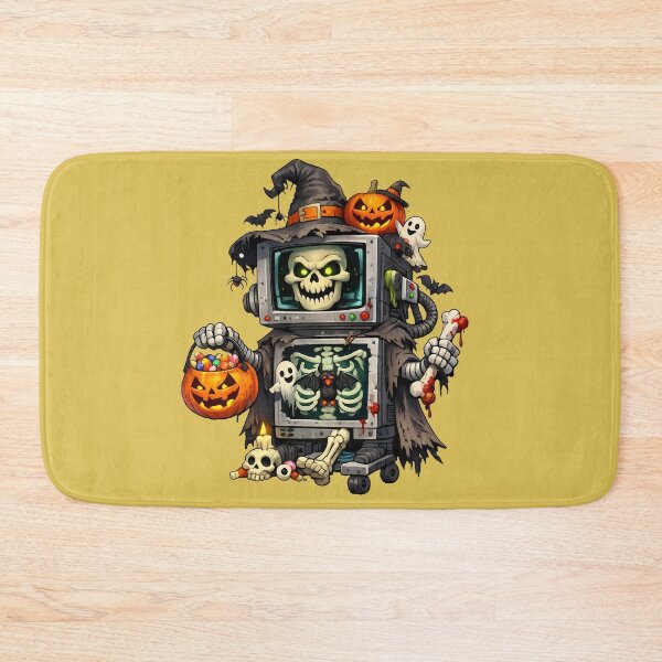 Item preview, Robot Esqueleto Halloween - Spooky Cyberpunk Skeleton Witch designed and sold by Funnygiftsstudio .
