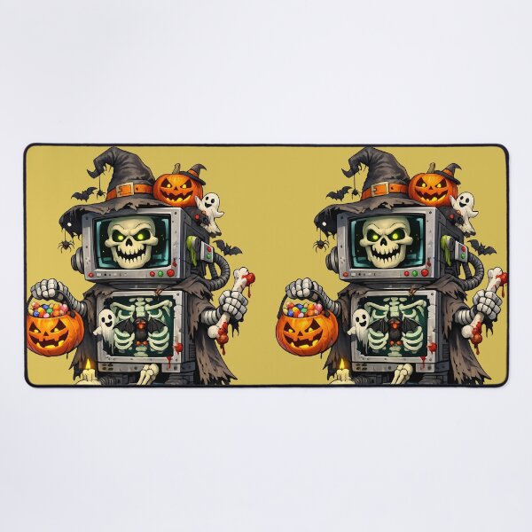Item preview, Robot Esqueleto Halloween - Spooky Cyberpunk Skeleton Witch designed and sold by Funnygiftsstudio .