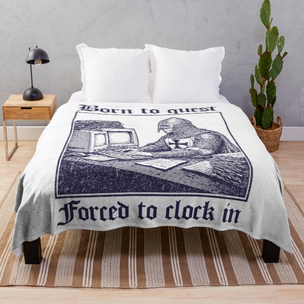 Item preview, Born to Quest forced to clock in  designed and sold by framiorville.
