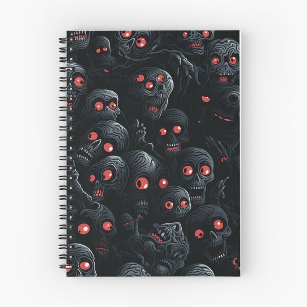 Item preview, Creepy Red Eyed Skull Repeat Pattern Dark Gothic Halloween Horror designed and sold by JRRTs.