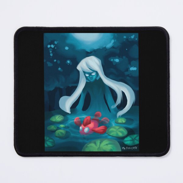 Item preview, Water Ghost Mystical Lotus Pond Deep Ocean Graphic designed and sold by Thebloomlabof.
