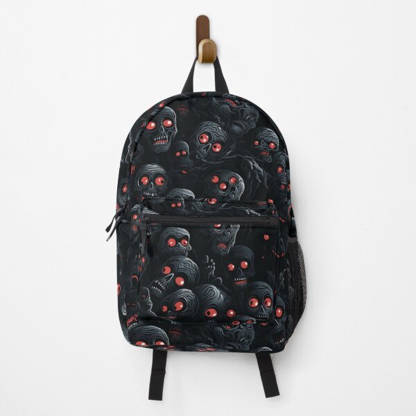 Item preview, Creepy Red Eyed Skull Repeat Pattern Dark Gothic Halloween Horror designed and sold by JRRTs.