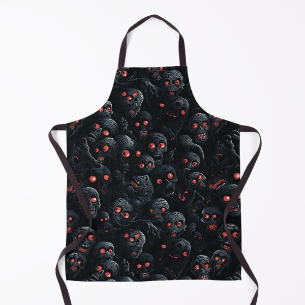 Item preview, Creepy Red Eyed Skull Repeat Pattern Dark Gothic Halloween Horror designed and sold by JRRTs.
