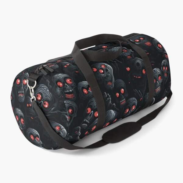 Item preview, Creepy Red Eyed Skull Repeat Pattern Dark Gothic Halloween Horror designed and sold by JRRTs.