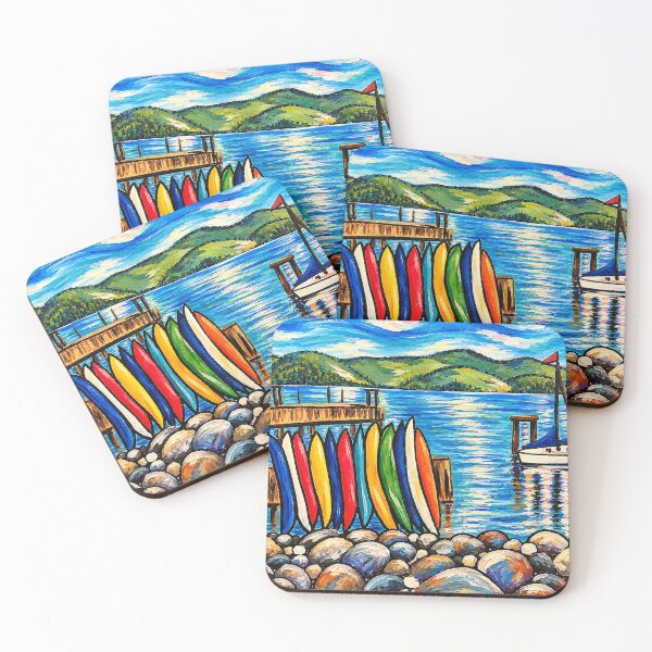 Item preview, Montague Harbour, Galiano Island  designed and sold by Soulfeast-Art by Kathleen Busch .