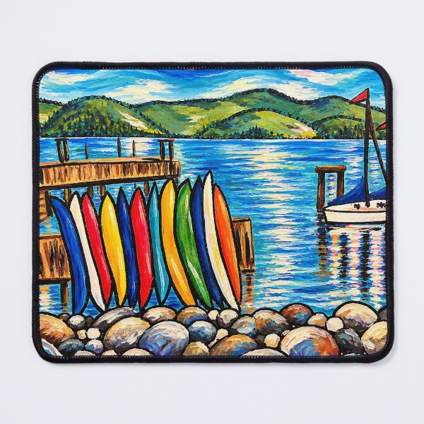Item preview, Montague Harbour, Galiano Island designed and sold by Soulfeast-Art by Kathleen Busch .