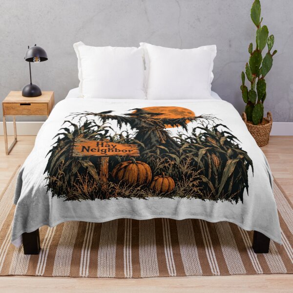 Item preview, Hay Neighbor Eerie Cornfield Halloween designed and sold by chattsuede.