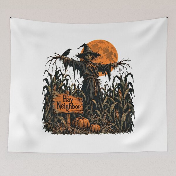 Item preview, Hay Neighbor Eerie Cornfield Halloween designed and sold by chattsuede.