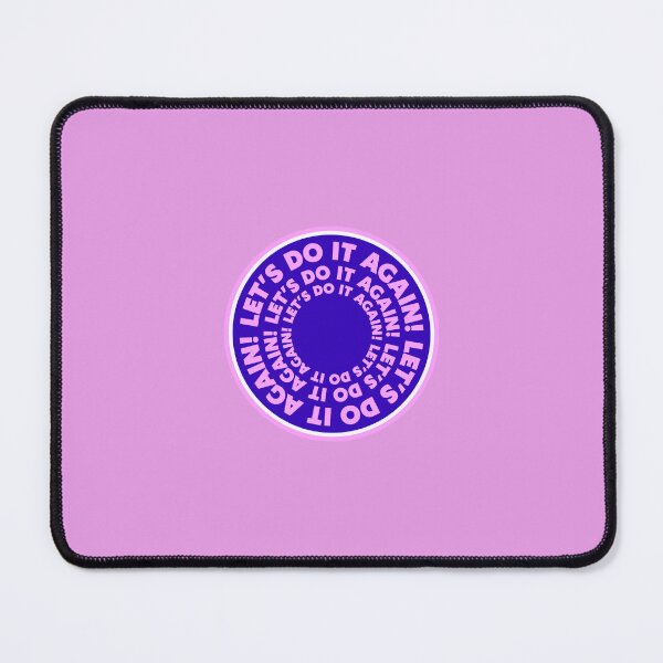 Item preview, Let's Do It Again Retro Circular Typographic designed and sold by PixellaneArt.