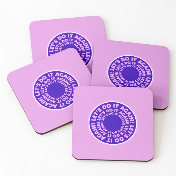 Item preview, Let's Do It Again Retro Circular Typographic designed and sold by PixellaneArt.